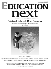 EdNext Summer 2009 Cover