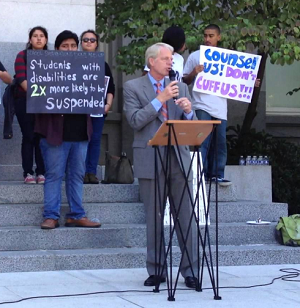 Fair School Discipline Rally (photo by the Sacramento chapter of the ACLU)