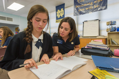 Beginning in the 2016-2017 school year, the PSMO Notre Dame ACE Academies will operate fourteen schools in five dioceses in three states. (Photo by Matt Cashore/University of Notre Dame, copyright University of Notre Dame)
