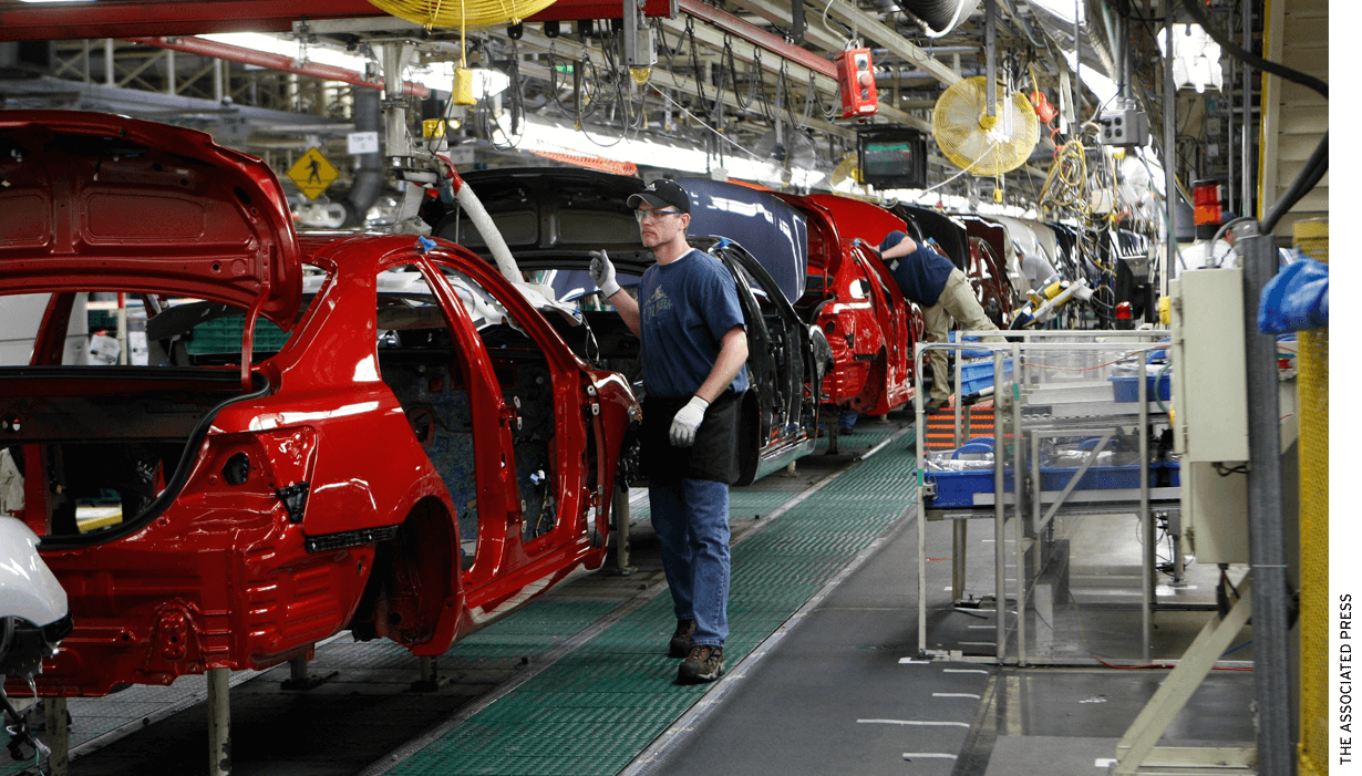 Inside a Toyota factory — one model for how education might work better.