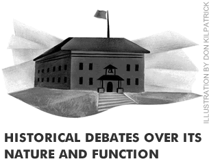 HISTORICAL DEBATES OVER ITS NATURE AND FUNCTION