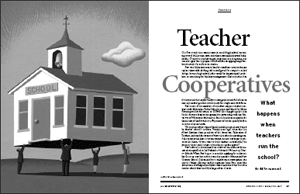 Article Spread: Teacher Cooperatives article from Spring 2009 issue of Education Next.
