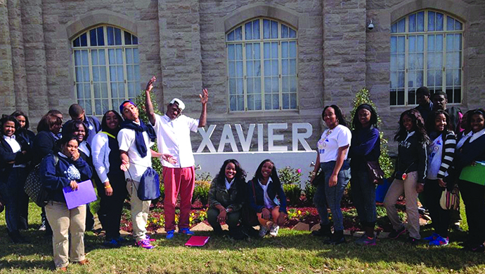 Students from ReNEW Accelerated High School visit Xavier University. (Photo/Courtesy Renew Schools)