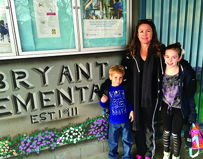 Tabitha Brown’s two children attend Riverside’s Bryant school