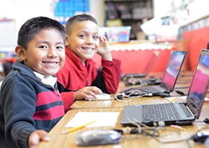 ASCEND, a K‒8 charter school, has a Chromebook for every student and every teacher. (Photo / Hasain Rasheed / Courtesy Rogers Family Foundation)