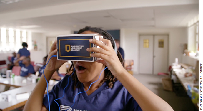 At Washington Leadership Academy, students will experience innovative learning opportunities through STEM and new technology, such as virtual reality and, eventually, holography.