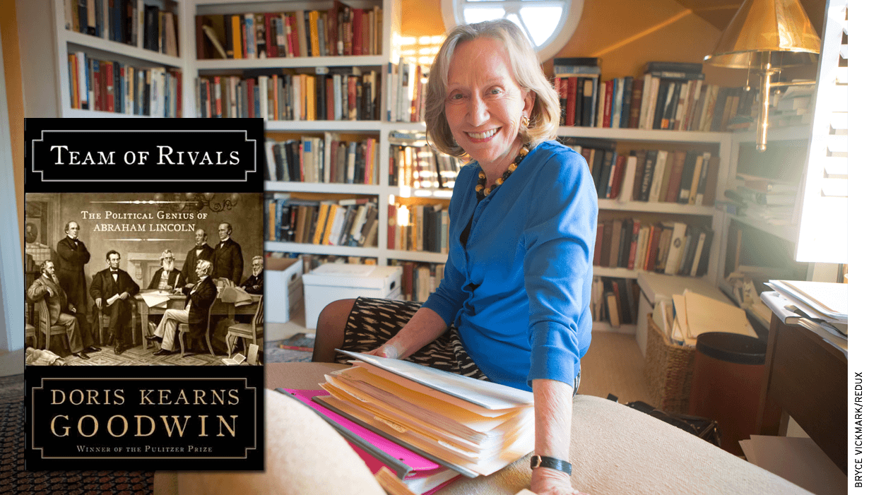 Doris Kearns Goodwin—a popular historian—gives a much more sympathetic and heroic account of Lincoln than does David Herbert Donald.