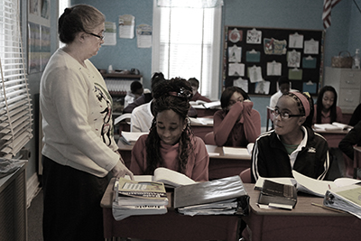 Margie Helton, seventh- and eighth-grade teacher of Eden Grove.