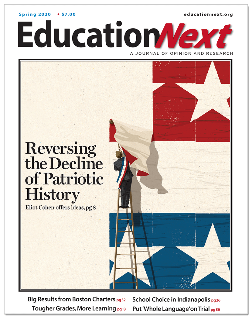 Cover of the Spring 2020 issue of Education Next