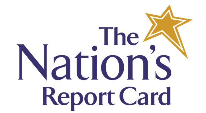 Illustration that reads "The Nation's Report Card"