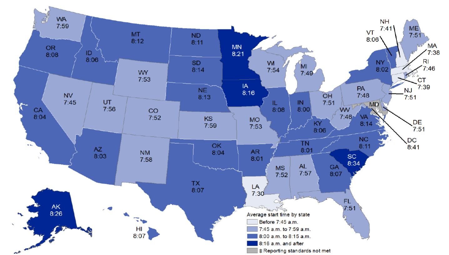 In the News Start Time for U.S. Public High Schools Education Next