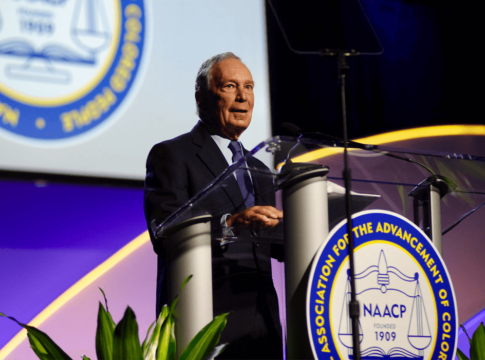 Michael Bloomberg addresses the NAACP