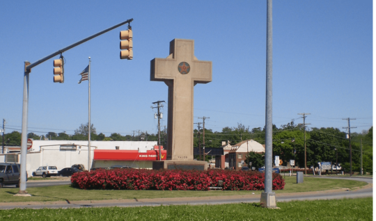 The Bladensburg World War I Memorial in Bladensburg, Maryland.