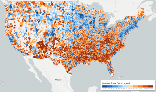 Figure 1. Distressed Communities are Home to Millions of Americans