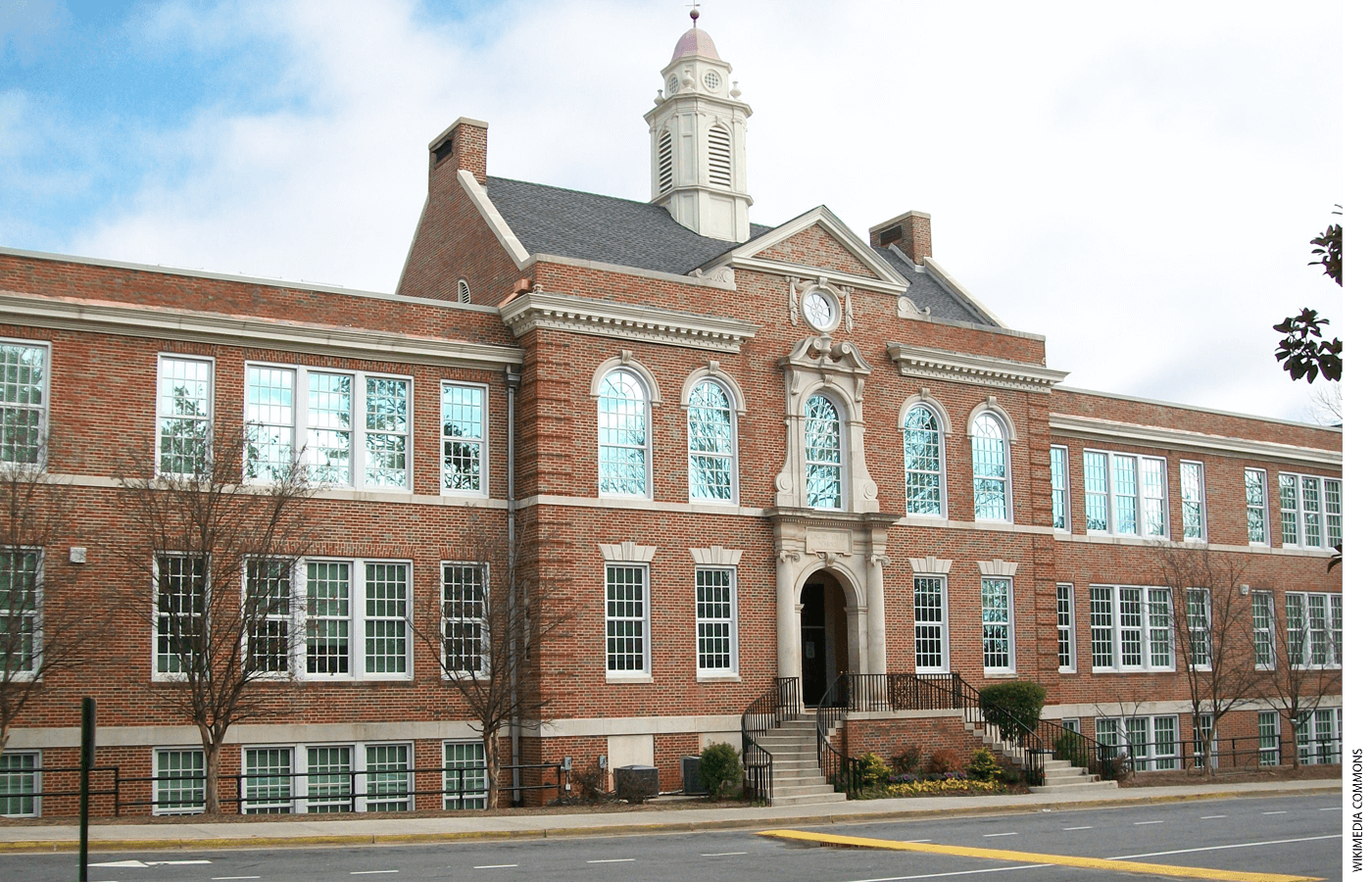 Brick school building