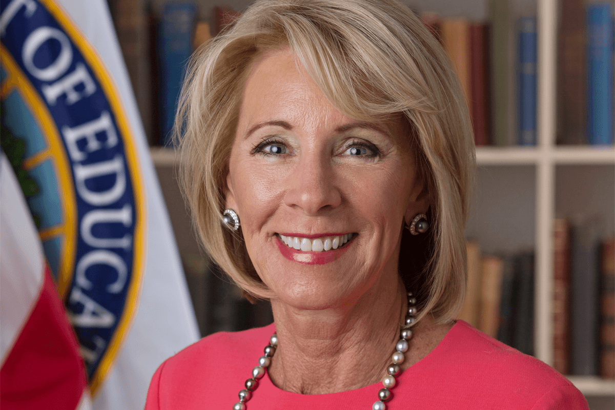 Secretary of Education Betsy DeVos