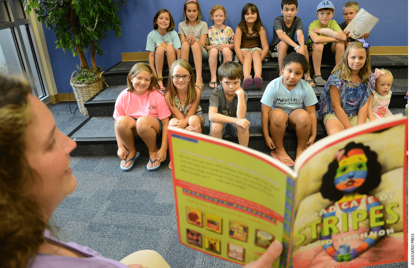 Summer reading camps, like the one shown here at Moss Hill Elementary School in Kinston, North Carolina, can mitigate learning loss.