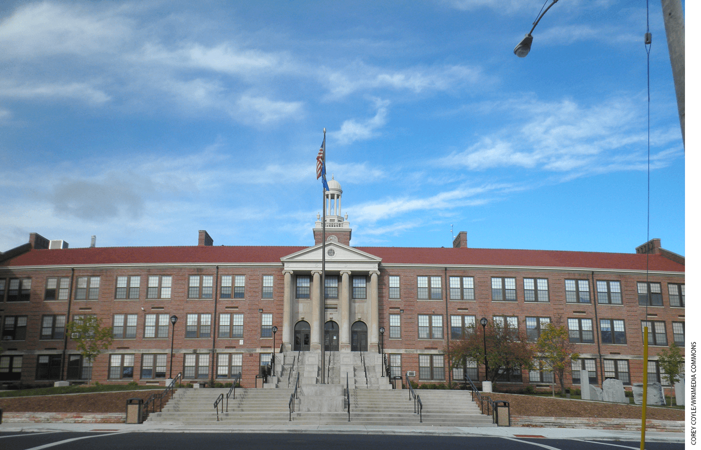 Exterior of Madison West High School