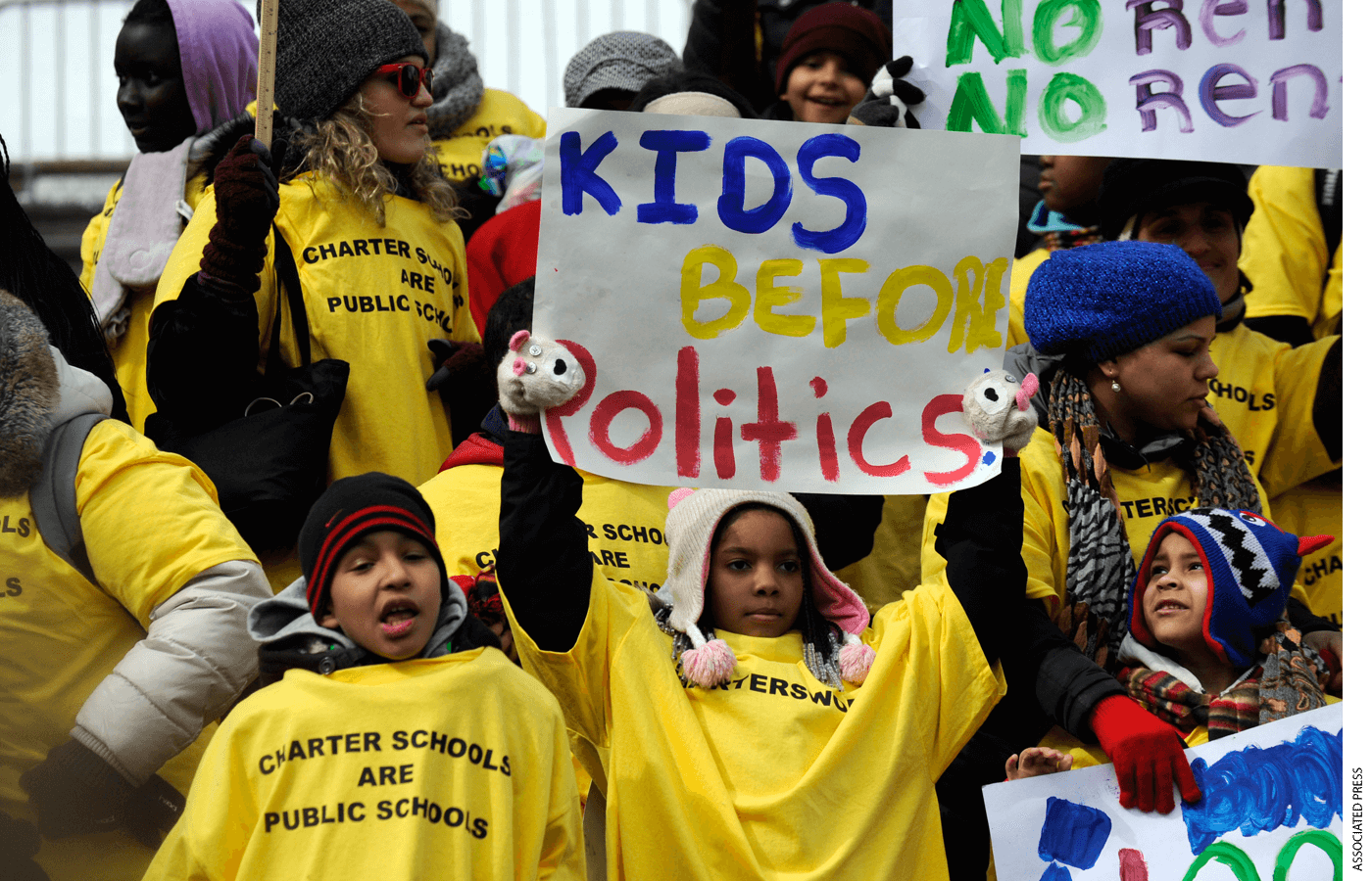 "Reformers wind up encouraging parents to send emails to state legislators or wear brightly colored T-shirts to the state capitol."