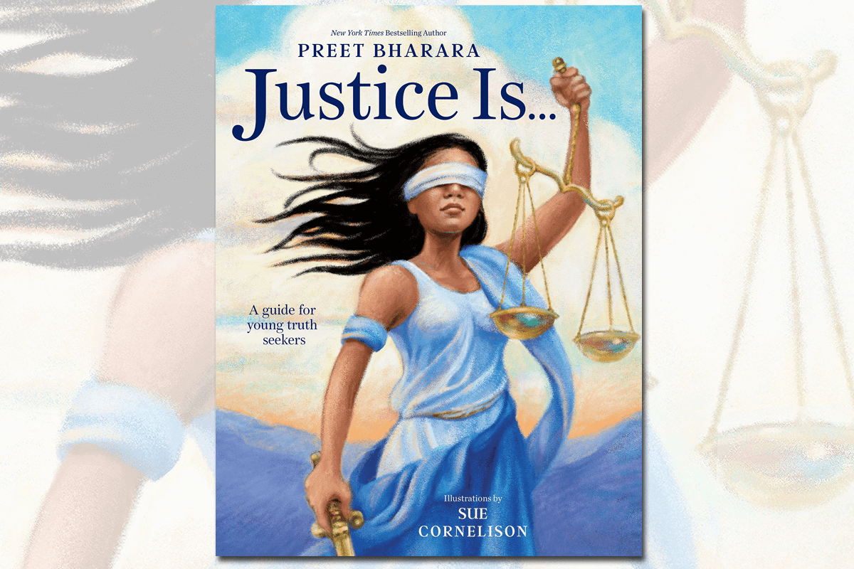 Cover of "Justice Is..." by Preet Bharara