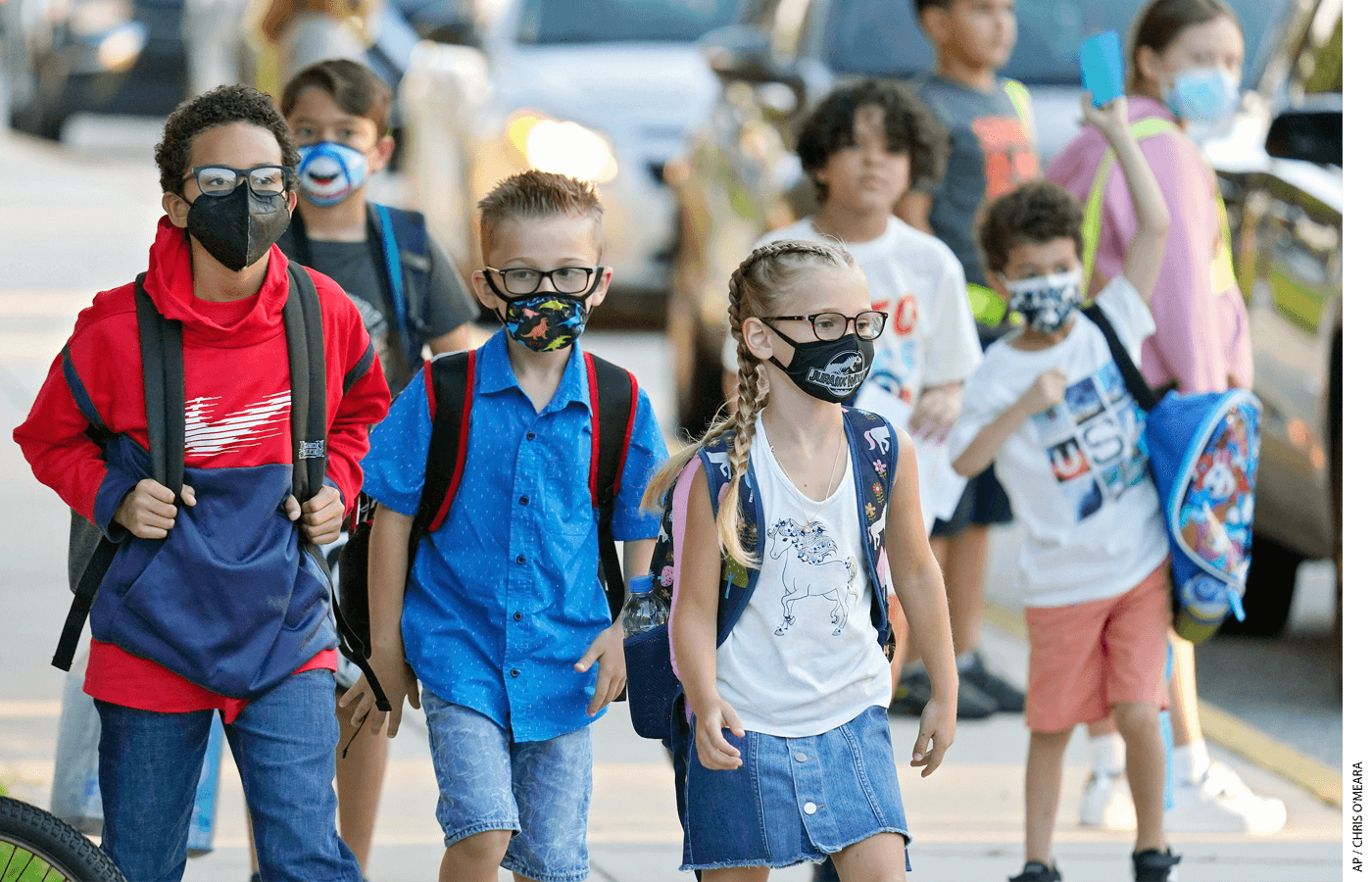 Masks may not be needed for children in communities with high vaccination and low case rates.