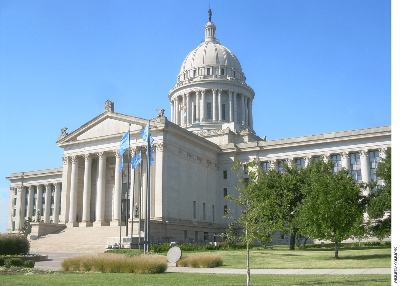 School voucher legislation failed earlier this year in the Oklahoma state senate. The Oklahoma State Capitol building is seen here.