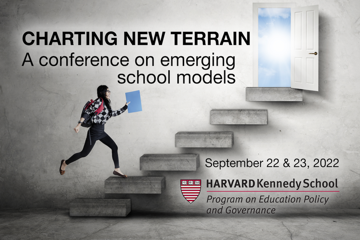 Banner for "Charting New Terrain" conference