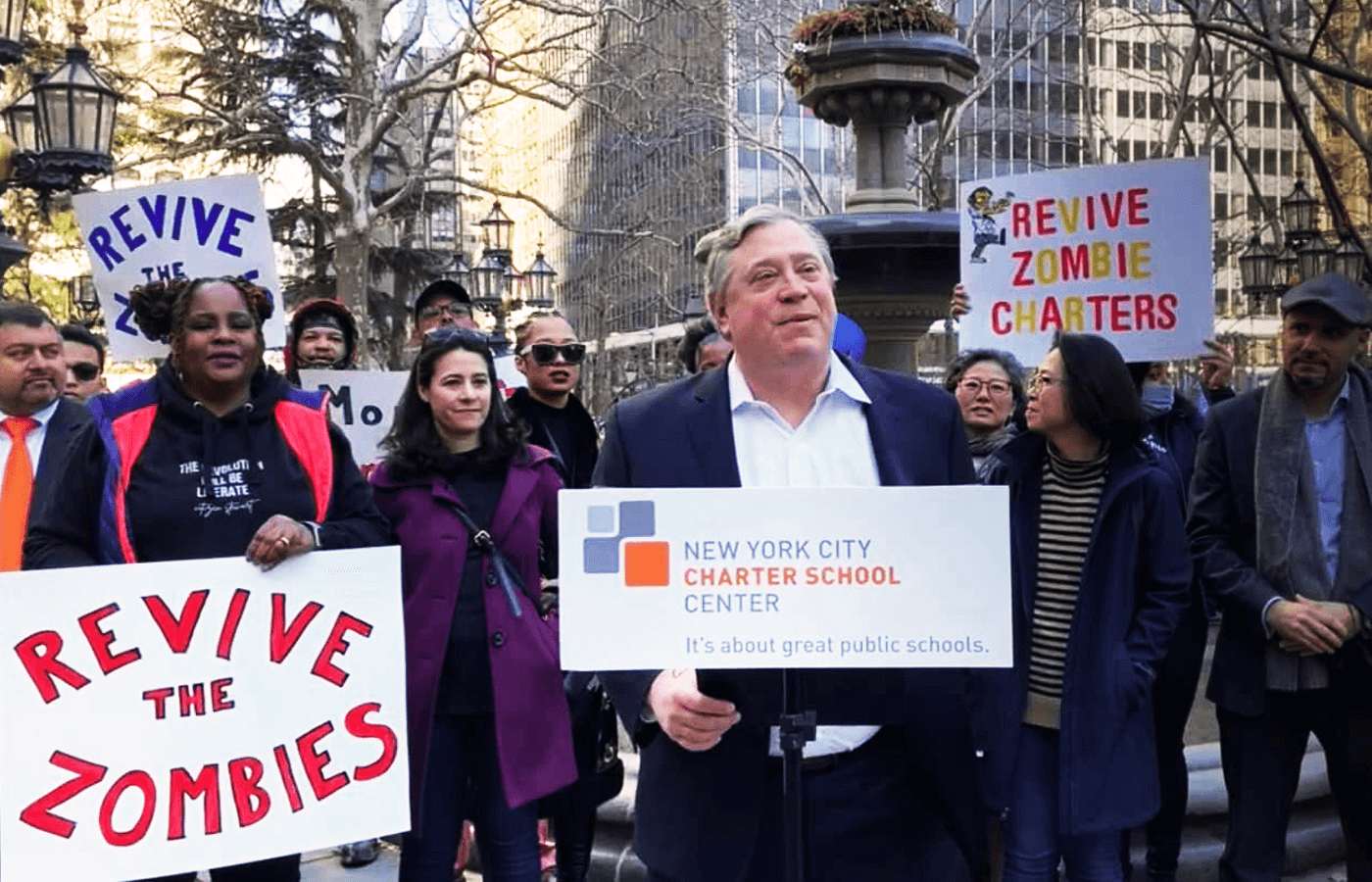 James Merriman, head of the New York Charter Center, an advocacy group, says charter schools fought to get a foothold in New York City and benefited from Mayor Bloomberg’s offer of space.