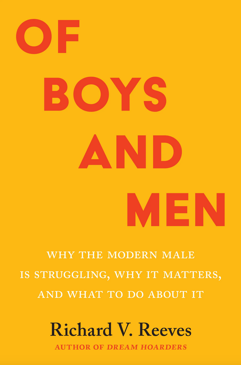 Book cover for "Of Boys and Men"