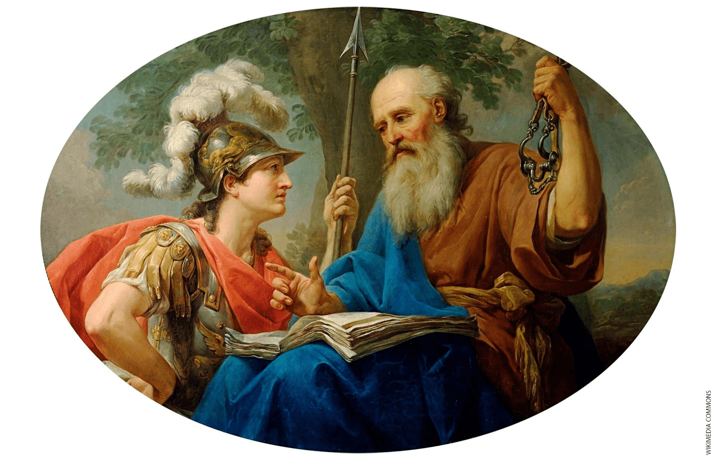 Marcello Bacciarelli's "Alcibiades Being Taught by Socrates"