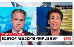 Education Secretary Rachel Maddow Embraces the Trump Doctrine