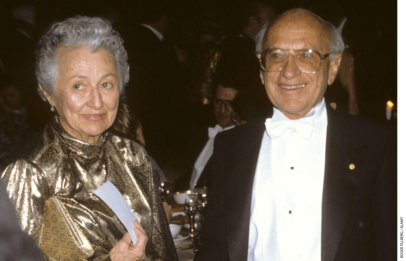 Photo of Rose and Milton Friedman