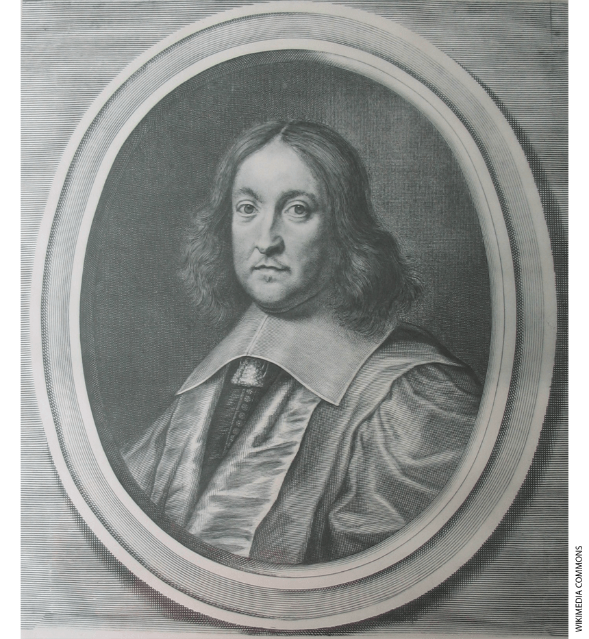 Etching of Pierre de Fermat