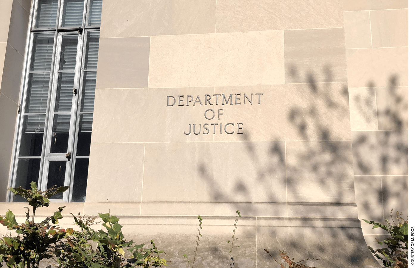 U.S. Department of Justice building exterior