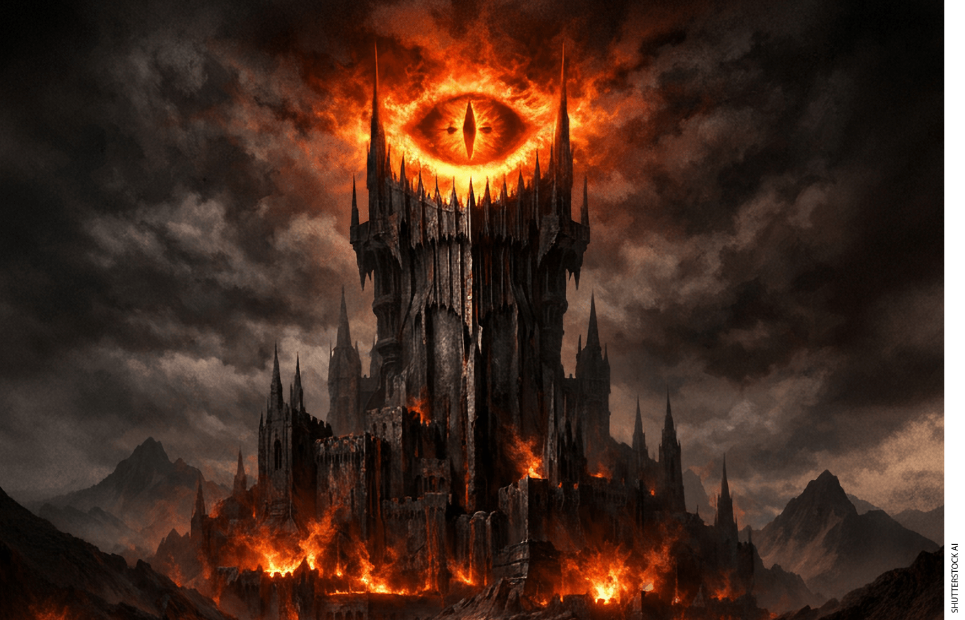 Illustration of the Eye of Sauron