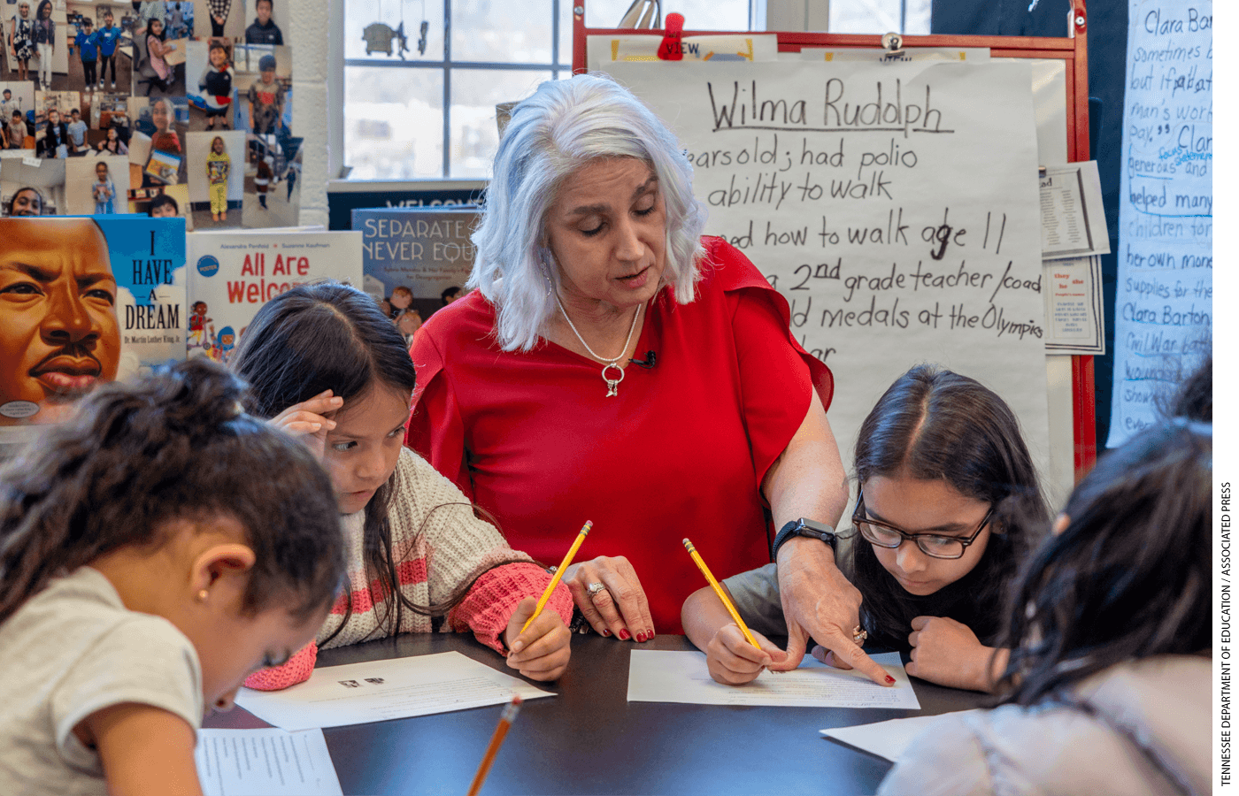 Missy Testerman, a 2nd grade ESL teacher at Rogersville City School in Rogersville, Tennessee, was named the National Teacher of the Year in 2024.