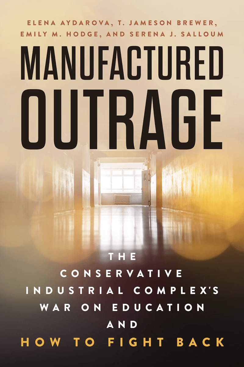 Book cover of Manufactured Outrage